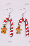 Christmas Santa Wooden Earrings
