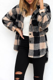 Plaid Fleece Warm Coat