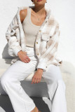 Plaid Fleece Warm Coat