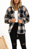 Plaid Fleece Warm Coat