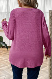 Plus Size Rosy V Neck Top
