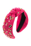 American Football Design Crystal Hair Band