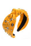 American Football Design Crystal Hair Band