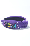 Peace Embroidery Patchwork Head Band MOQ 3pcs