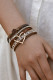Bohemian Heart Pendant Bracelet MOQ 5pcs