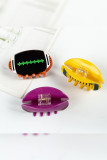 American Football Design Hair Clips