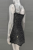 Hot Drilling Spaghetti Party Dress