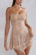 Hot Drilling Spaghetti Party Dress
