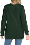 Plain Ruched Shoulder Long Sleeves Top