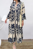 Bohemia Design Buttons Maxi Dress