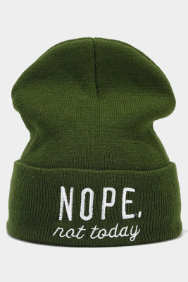 Not Today Beanie Hat