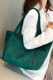 Plain Large Capacity Tote Bag