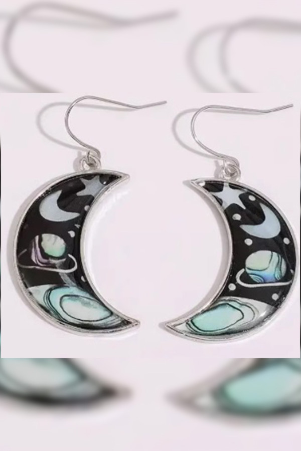 Moon Space Earrings