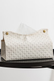 Plain Texture PU Tissue Paper Case MOQ 3pcs