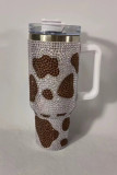 Spot Pattern Diamond 40oz Thermos Cup MOQ 3pcs