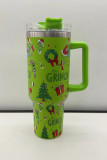Christmas Grinch Stainless Steel Thermos Cup 40oz MOQ 3pcs