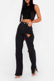 Ripped Distressed Denim Jeans