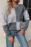 Colorblock Pullover Sweatshirt