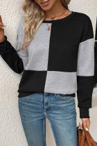Colorblock Pullover Sweatshirt