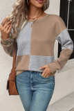 Colorblock Pullover Sweatshirt