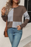 Colorblock Pullover Sweatshirt