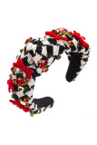 Crystal Stone And Knit Headband MOQ 3pcs