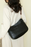Pu Leather Shoulder Bag with Aztec Straps