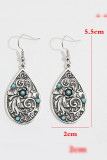 Metal Turquiose Earrings