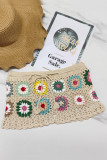 Crochet Flower Knit Shorts