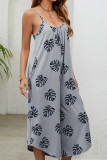 Printed Wide Leg Cami Jumpsuit