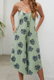 Printed Wide Leg Cami Jumpsuit
