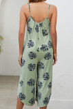 Printed Wide Leg Cami Jumpsuit