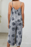 Printed Wide Leg Cami Jumpsuit