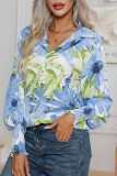Flower Print Button Up Shirt