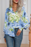 Flower Print Button Up Shirt
