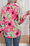 Flower Print Button Up Shirt