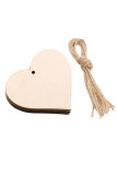 Wooden Heart Pendant MOQ 10sets