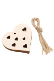 Wooden Heart Pendant MOQ 10sets