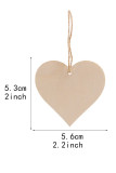 Wooden Heart Pendant MOQ 10sets