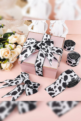 Cow Print Ribbon Tape MOQ 3pcs