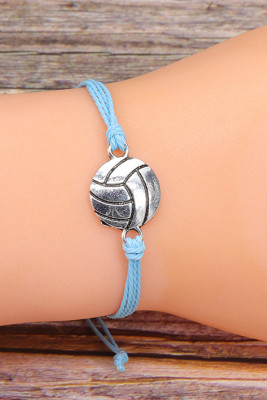 Baseball Pendant Cord Bracelet MOQ 5pcs