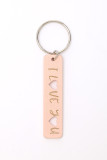 Wooden Valentine Keychain MOQ 5pcs
