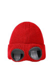 Plain Wool Benie Cap With Sunglasses MOQ 3pcs