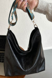 Monogram Wide Strap PU Crossbody Bag MOQ 3pcs