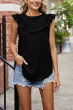 Plain Ruffles Tank Top