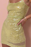 Bling Glitter Spaghetti Dress