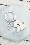 Dog Metal Keychain
