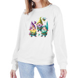 Mardi Gras Gnomes Long Sleeve Sweatshirts Women Boutique Wholesale