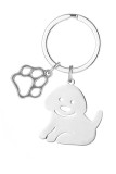 Dog Metal Keychain