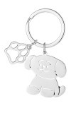 Dog Metal Keychain